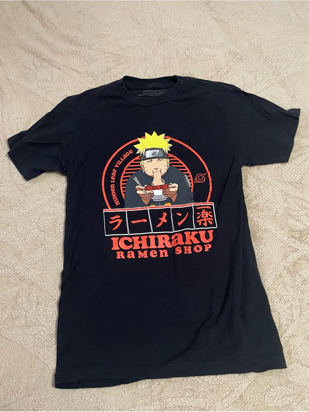 Ichiraku Ramen Shop Graphic Tee - Black